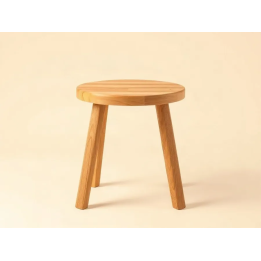 Tabouret Écru — Plein Vent
